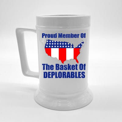 Proud Member Of The Basket Of Deplorables Beer Stein