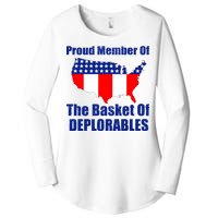 Proud Member Of The Basket Of Deplorables Women's Perfect Tri Tunic Long Sleeve Shirt