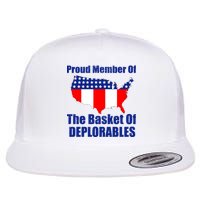 Proud Member Of The Basket Of Deplorables Flat Bill Trucker Hat