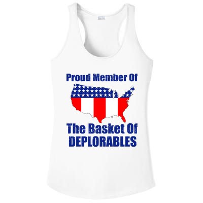 Proud Member Of The Basket Of Deplorables Ladies PosiCharge Competitor Racerback Tank