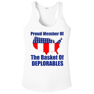 Proud Member Of The Basket Of Deplorables Ladies PosiCharge Competitor Racerback Tank