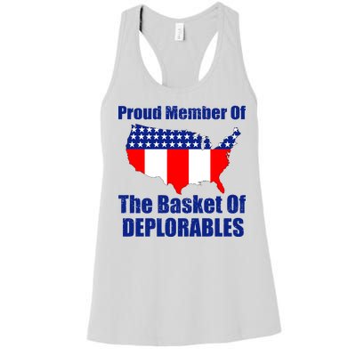 Proud Member Of The Basket Of Deplorables Women's Racerback Tank