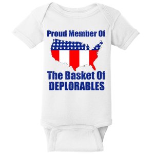 Proud Member Of The Basket Of Deplorables Baby Bodysuit