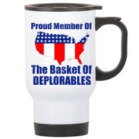 Proud Member Of The Basket Of Deplorables Stainless Steel Travel Mug