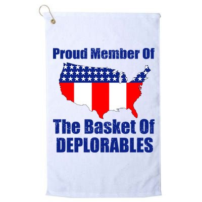 Proud Member Of The Basket Of Deplorables Golf Towel