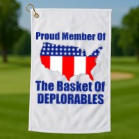 Proud Member Of The Basket Of Deplorables Golf Towel