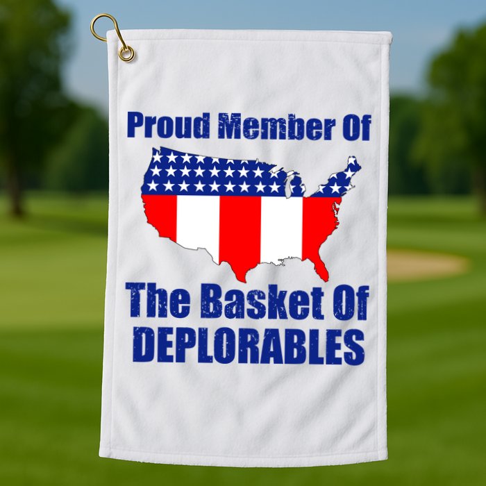 Proud Member Of The Basket Of Deplorables Golf Towel