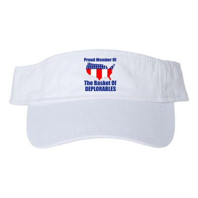 Proud Member Of The Basket Of Deplorables Valucap Bio-Washed Visor