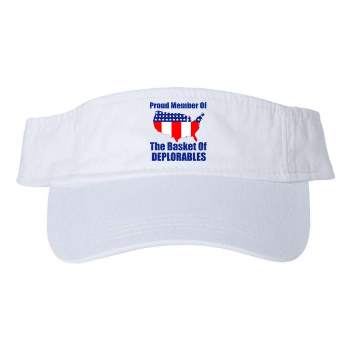 Proud Member Of The Basket Of Deplorables Valucap Bio-Washed Visor