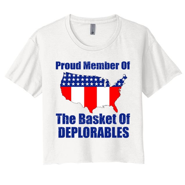 Proud Member Of The Basket Of Deplorables Crop Top