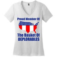 Proud Member Of The Basket Of Deplorables Women's V-Neck T-Shirt