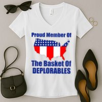 Proud Member Of The Basket Of Deplorables Women's V-Neck T-Shirt