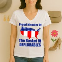 Proud Member Of The Basket Of Deplorables Women's V-Neck T-Shirt