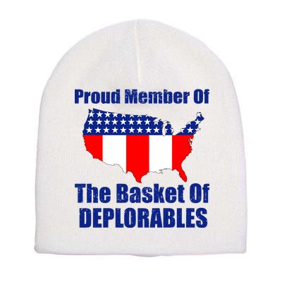 Proud Member Of The Basket Of Deplorables Short Acrylic Beanie