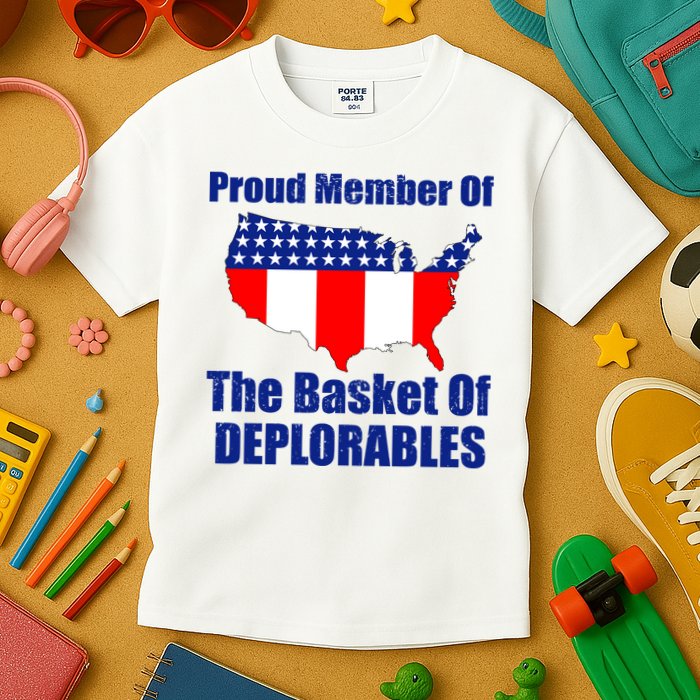 Proud Member Of The Basket Of Deplorables Kids T-Shirt