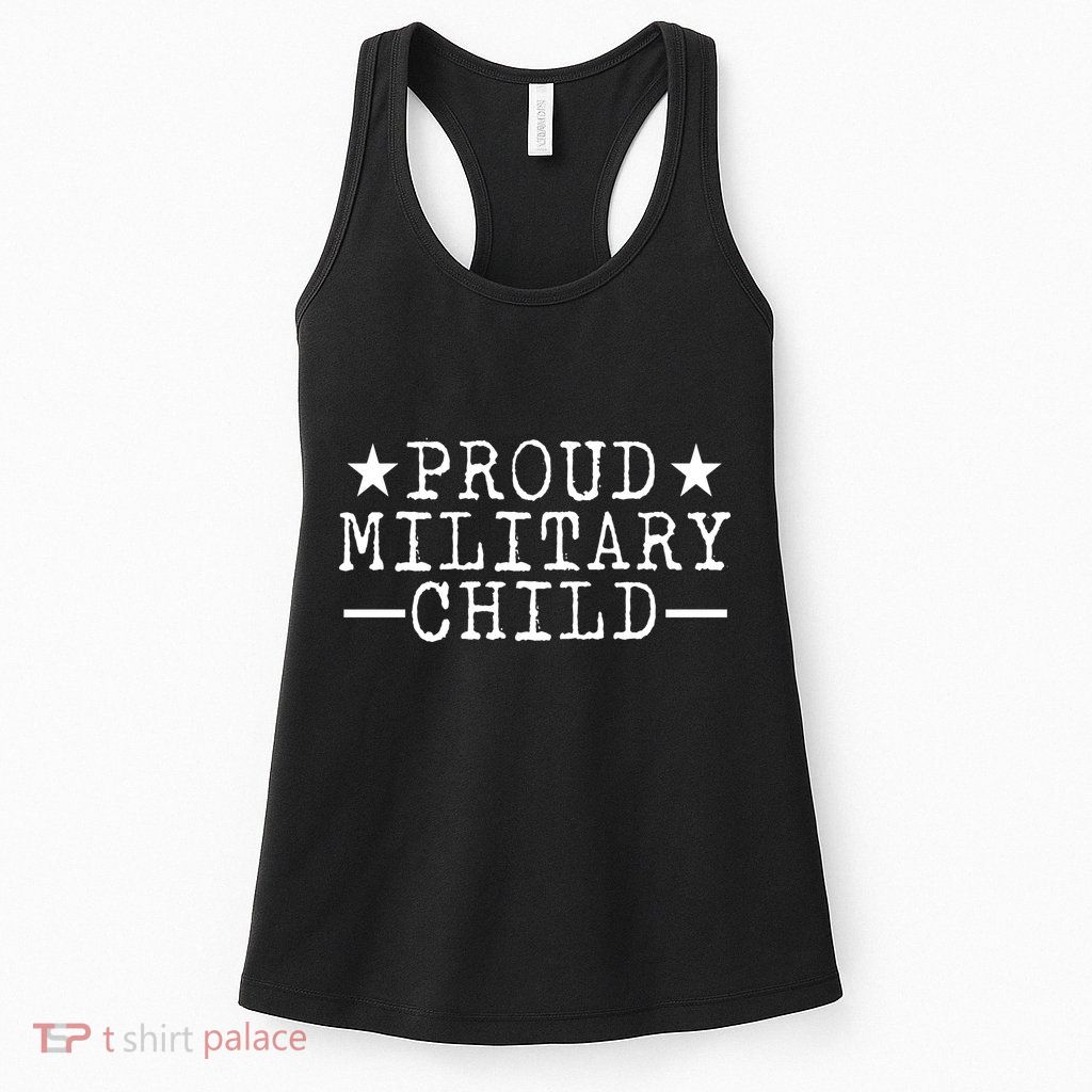 Proud Military Child Womens Tank Top