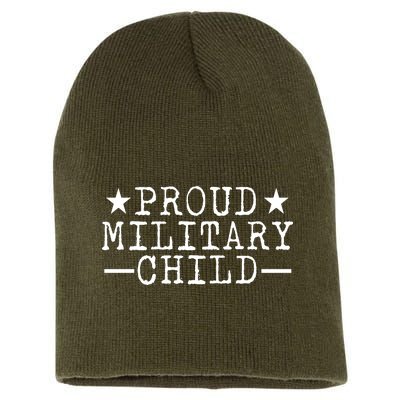 Proud Military Child Short Acrylic Beanie