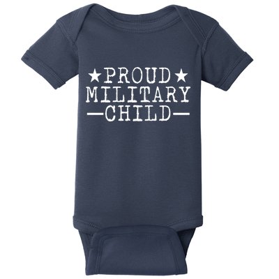 Proud Military Child Baby Bodysuit