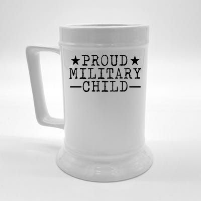 Proud Military Child Beer Stein