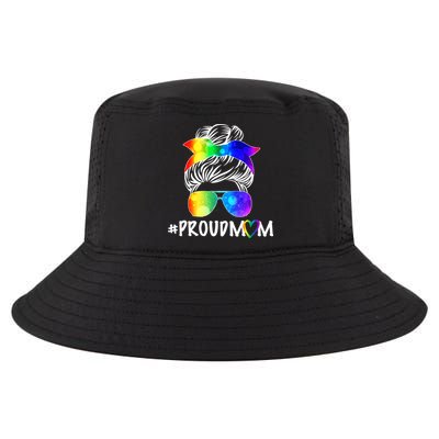Proud Mom LGBT Rainbow Pride Cool Comfort Performance Bucket Hat