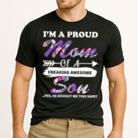 Proud Mom Of A Freaking Awesome Son Cooling Performance Crew T-Shirt