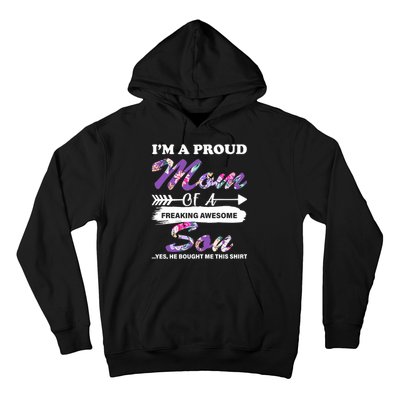 Proud Mom Of A Freaking Awesome Son Hoodie