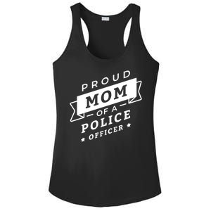 Proud Mom Of A Police Officer Ladies PosiCharge Competitor Racerback Tank