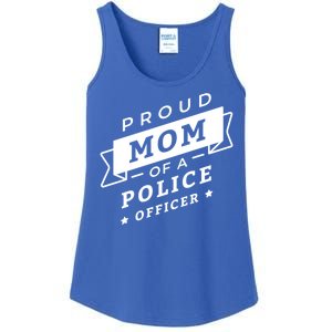 Proud Mom Of A Police Officer Ladies Essential Tank