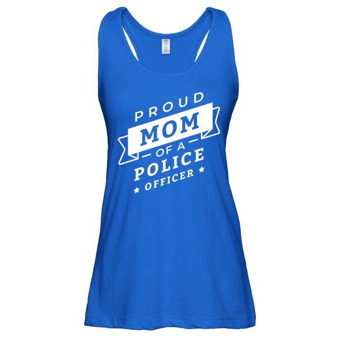 Proud Mom Of A Police Officer Ladies Essential Flowy Tank