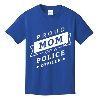 Proud Mom Of A Police Officer Kids T-Shirt