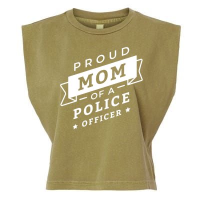 Proud Mom Of A Police Officer Garment-Dyed Women's Muscle Tee