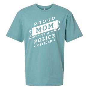 Proud Mom Of A Police Officer Sueded Cloud Jersey T-Shirt