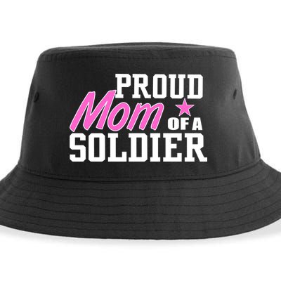 Proud Mom of A Soldier Sustainable Bucket Hat