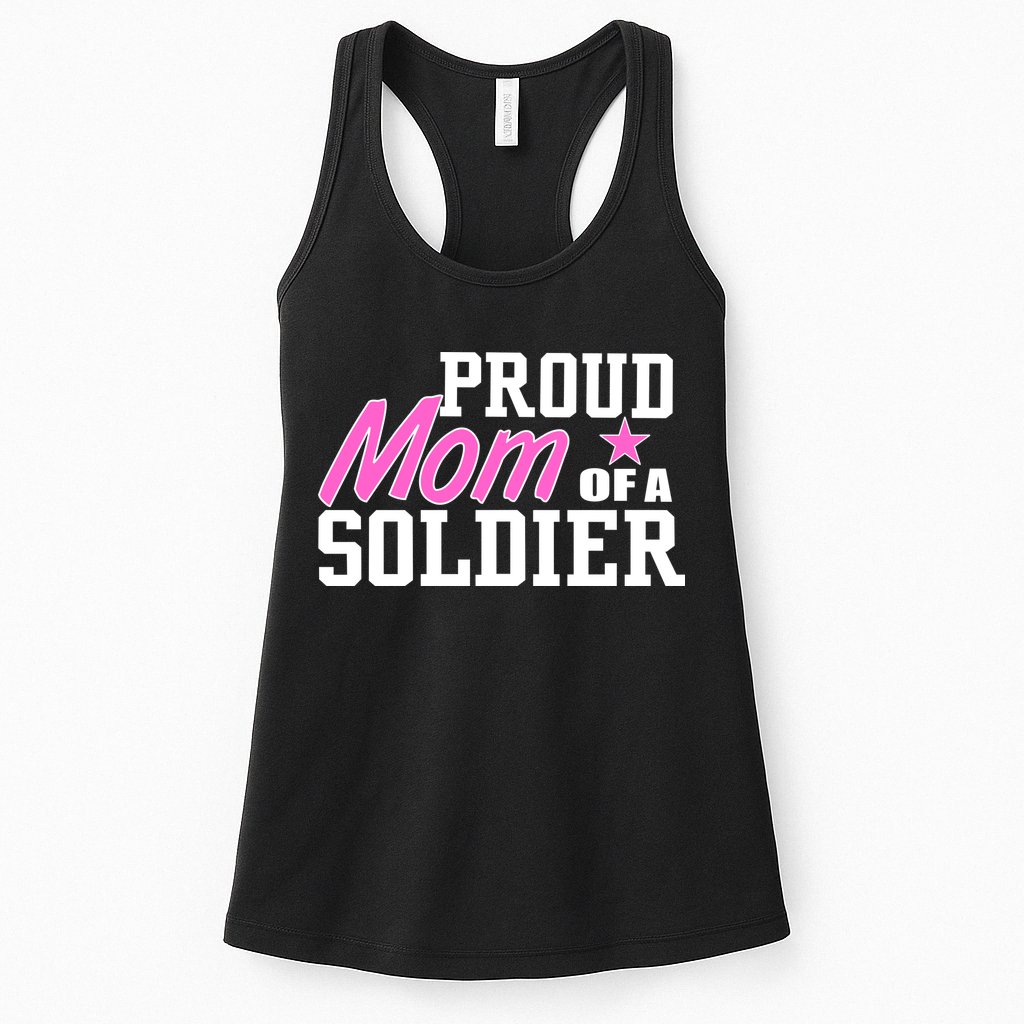 Proud Mom of A Soldier Womens Tank Top