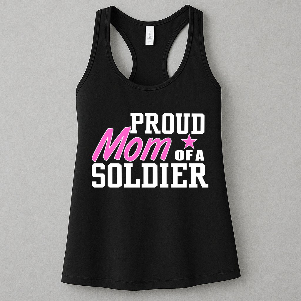 Proud Mom of A Soldier Womens Tank Top