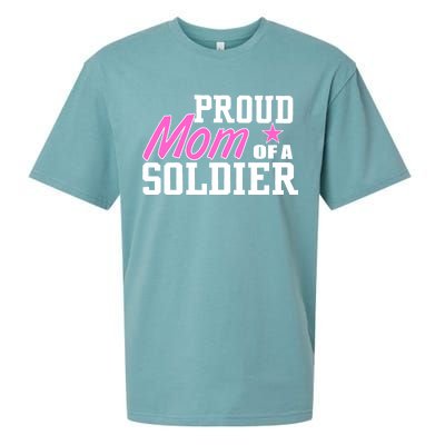 Proud Mom of A Soldier Sueded Cloud Jersey T-Shirt