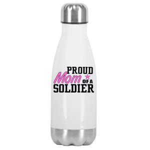 Proud Mom of A Soldier Stainless Steel Insulated Water Bottle