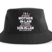 Proud Mother In Law Of Awesome Son In Law Funny Sustainable Bucket Hat