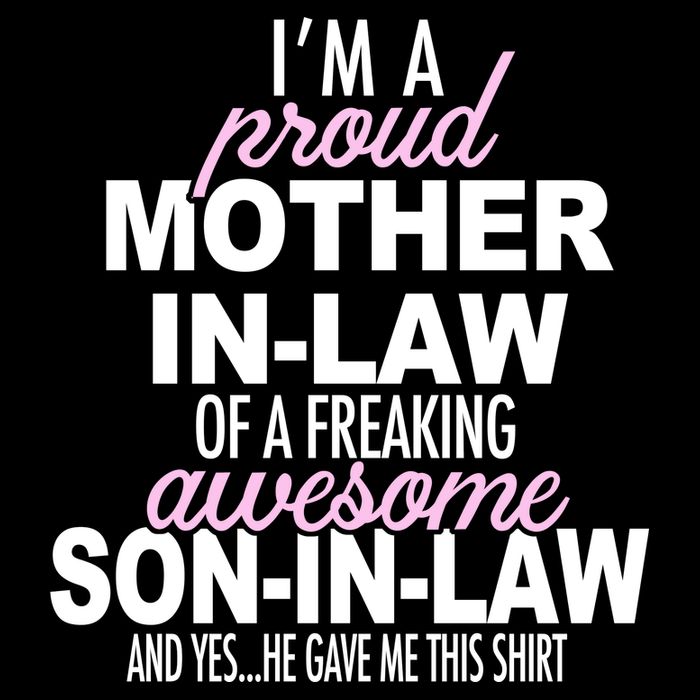 Proud Mother In Law Of Awesome Son In Law Funny 7-Panel Snapback Hat
