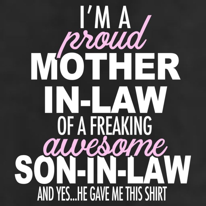 Proud Mother In Law Of Awesome Son In Law Funny Adult Drive Performance Visor