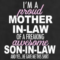 Proud Mother In Law Of Awesome Son In Law Funny 11oz C Handle Ceramic Mug
