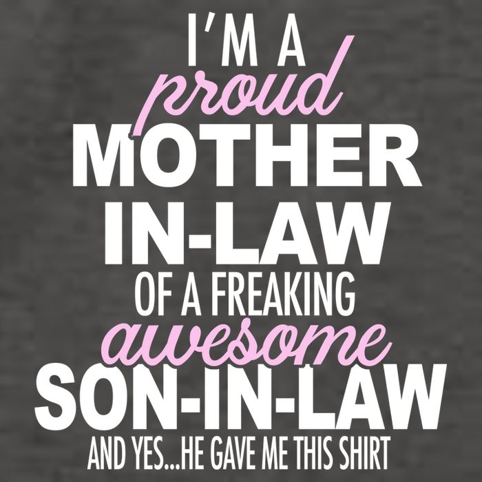 Proud Mother In Law Of Awesome Son In Law Funny Vector Backpack