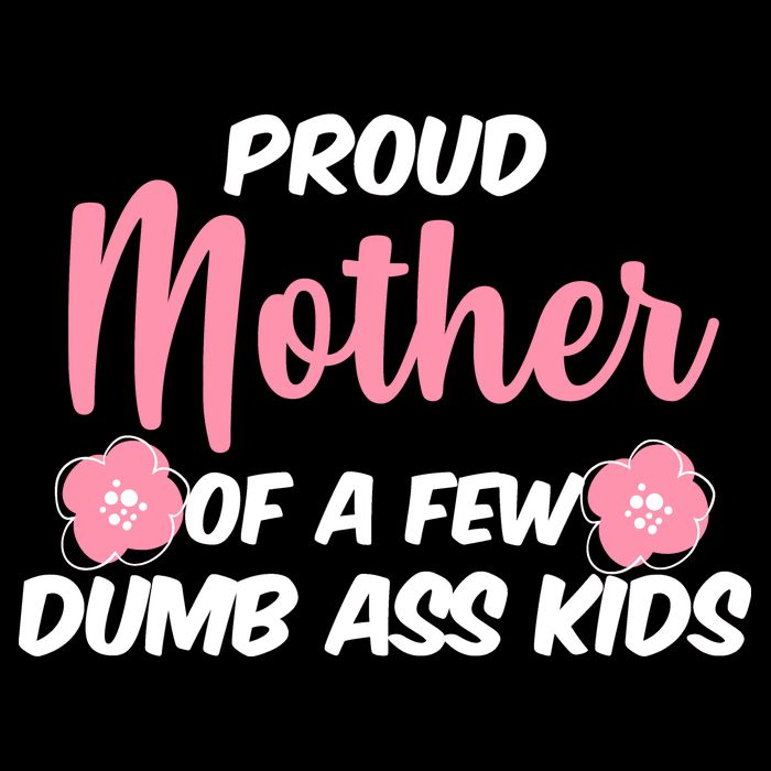 Proud Mother Of A Few Dumbass Kids Premium T-Shirt
