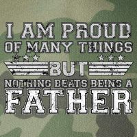 Proud Of Many Things Nothing Beats Being A Father Legacy Tie Dye Trucker Hat