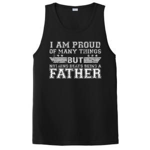 Proud Of Many Things Nothing Beats Being A Father PosiCharge Competitor Tank