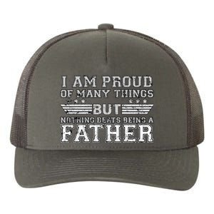 Proud Of Many Things Nothing Beats Being A Father Yupoong Adult 5-Panel Trucker Hat