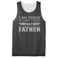 Proud Of Many Things Nothing Beats Being A Father Mesh Reversible Basketball Jersey Tank