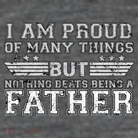 Proud Of Many Things Nothing Beats Being A Father Short Acrylic Beanie
