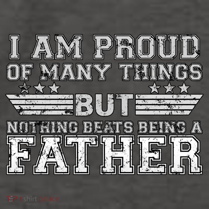 Proud Of Many Things Nothing Beats Being A Father Vector Backpack
