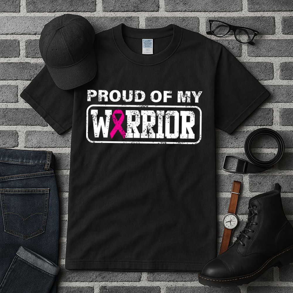 Proud Of My Warrior Breast Cancer Tall T-Shirt